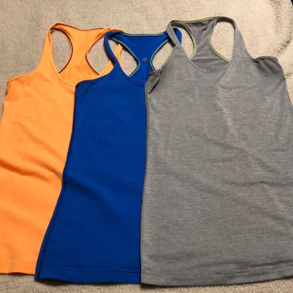 3 pack cool Racerback tanks